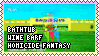 Stamp; 'BATHTUB WINE BARF HOMICIDE FANTASY' by 4Lung