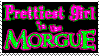 Stamp; PRETTIEST GIRL IN THE MORGUE