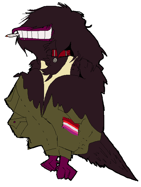 My vulture sona; she is a turkey vulture